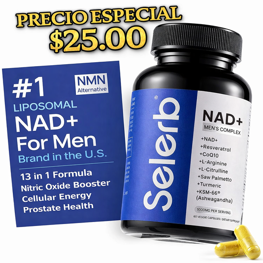 ✨NAD+ Poder & Energía para Hombres 💪