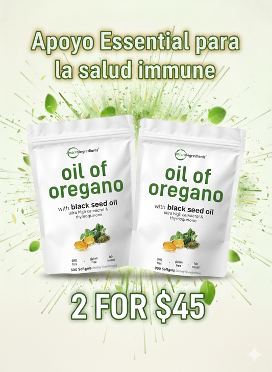 Aceite de Oregano🍃 - Apoyo esencial para la salud inmune 🛡️🧬