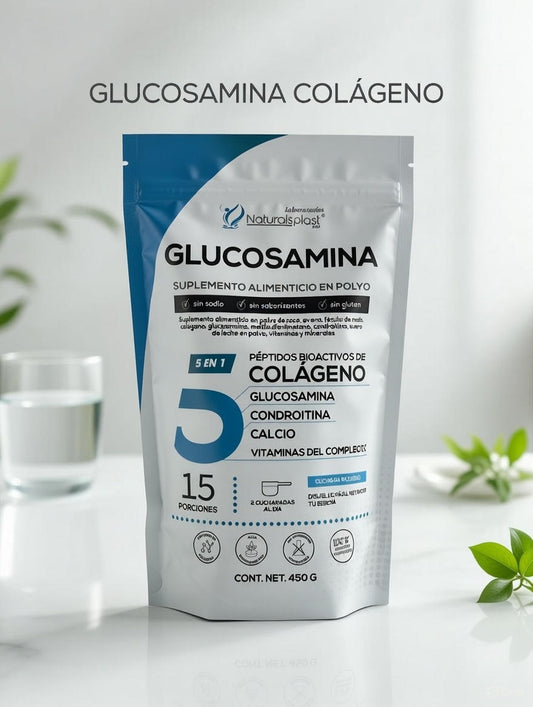 Glucosamina 5 en 1 - Poder completo para tus articulaciones 💪⚡